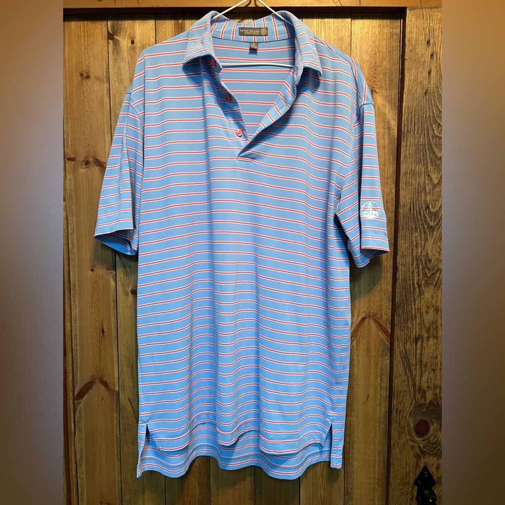 Men’s Medium Peter Millar Bald Head Island Summer Comfort golf polo